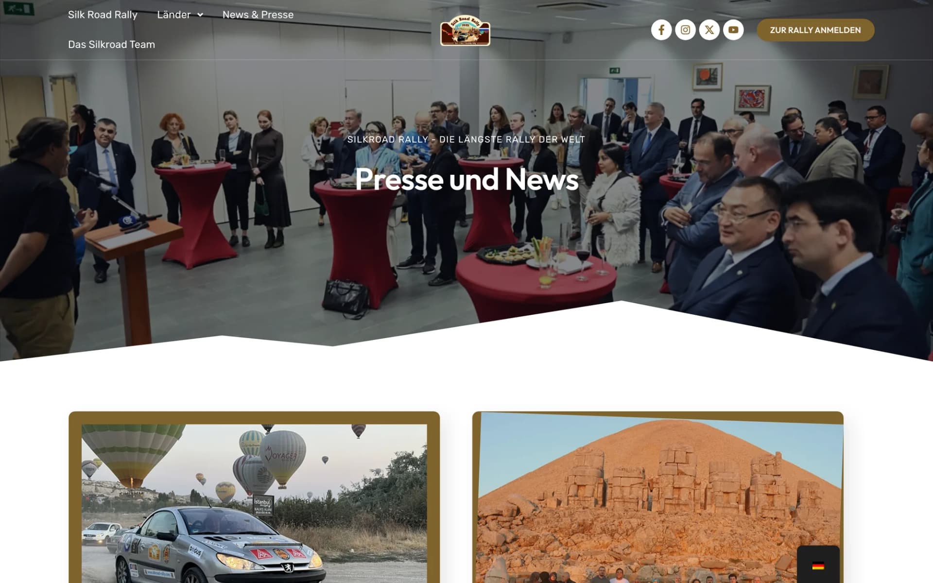 »Presse und News«: Berichterstattung und Bildstrecken schaffen Vertrauen und Reichweite.
