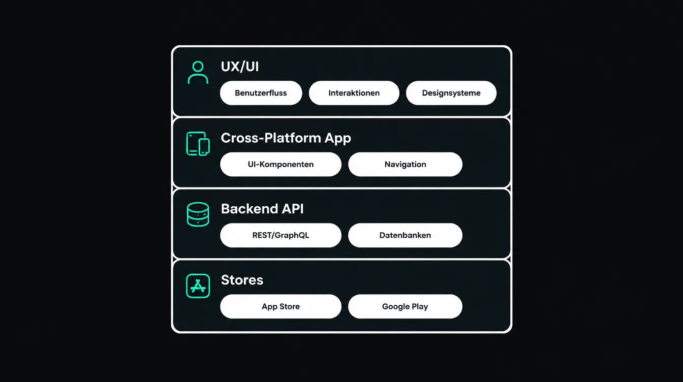 Schema App-Entwicklungs-Stack